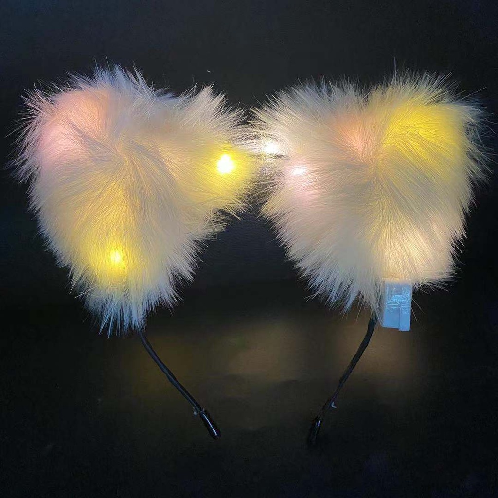 Bờm cài tóc tai mèo có chuông và nơ cực dễ thương phong cách Hàn Quốc -Băn đô hình tai mèo COSPLAY Hot Trent TIKTOK
