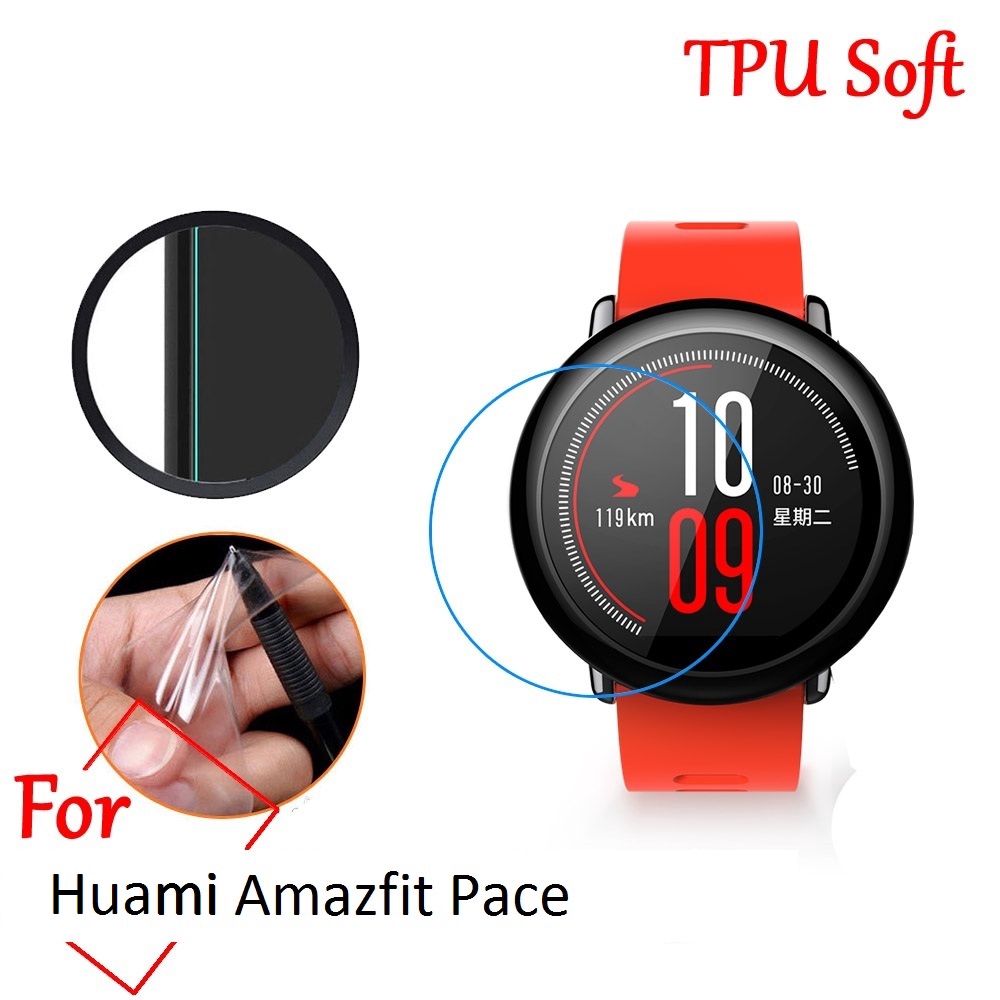 2pcs Soft TPU Screen Protector Film forXiaomi Huami Amazfit Bip Pace Amazfit 2 2S HD Clear Screen Guard