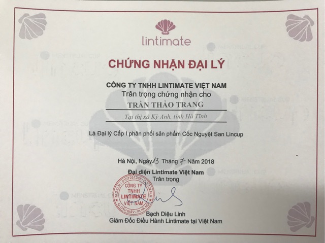 Dung dịch vệ sinh cốc nguyệt san lincare