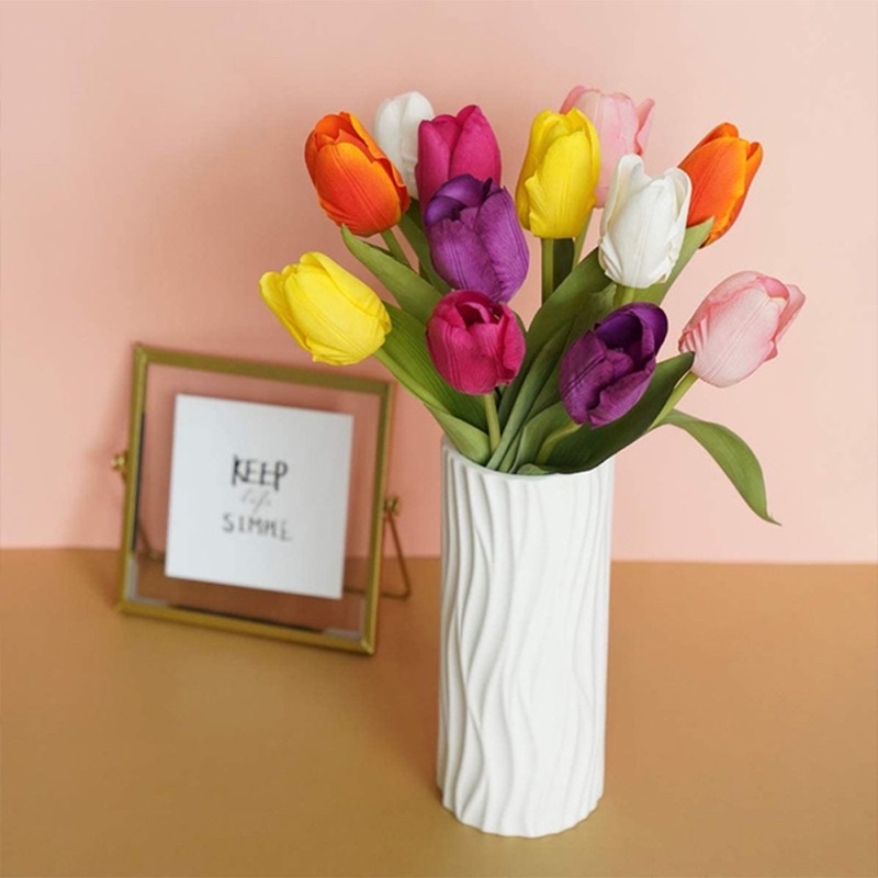 Hoa Tuy Lip giả, hoa tuy lip cao su cao cấp giống thật