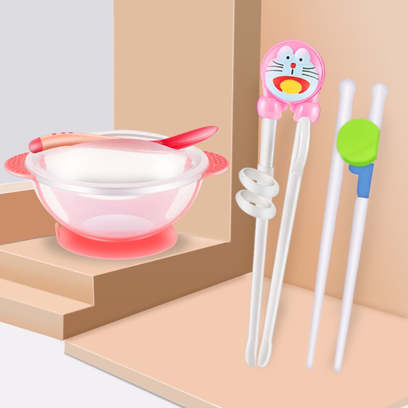 Đũa tập ăn xỏ ngón cho bé hàng cao cấp hình Doremon