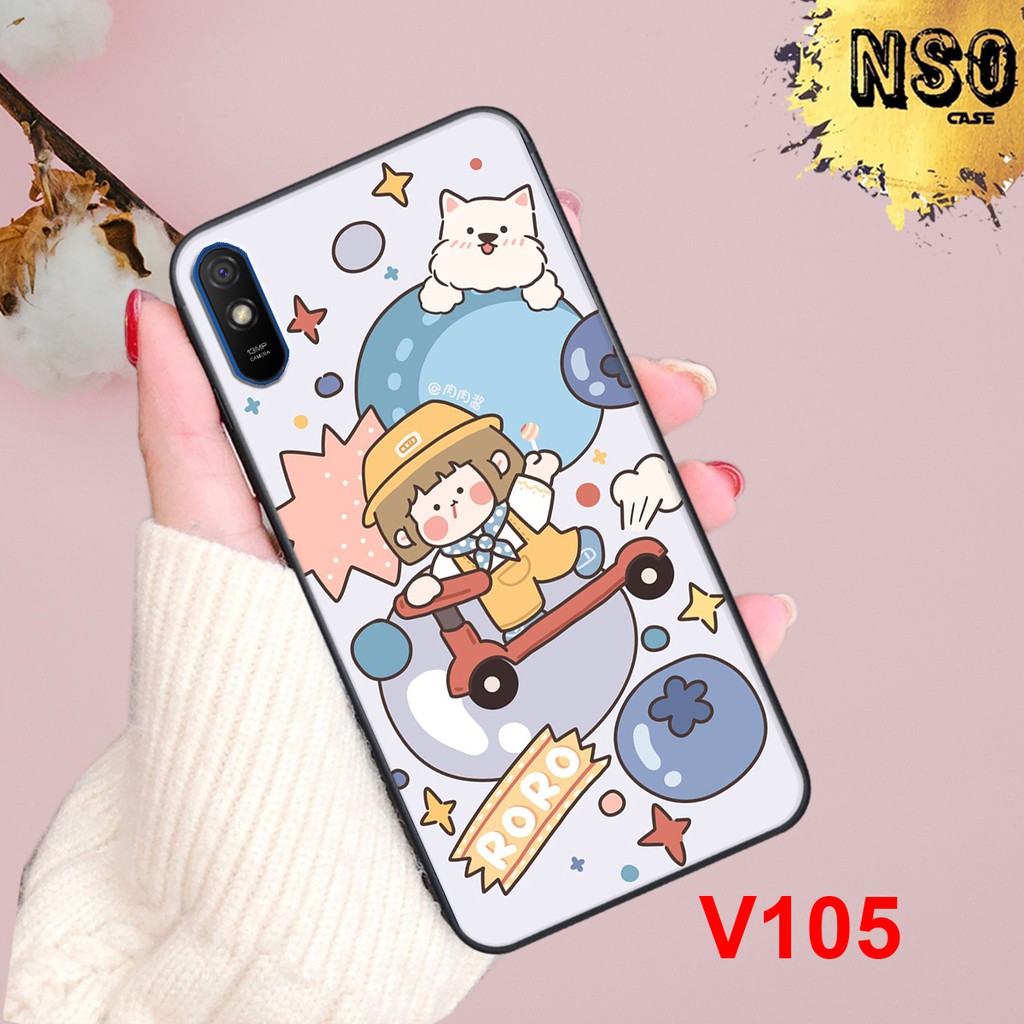 Ốp Lưng Xiaomi Redmi 9a In Hình Roro Jump Siêu Đáng Yêu