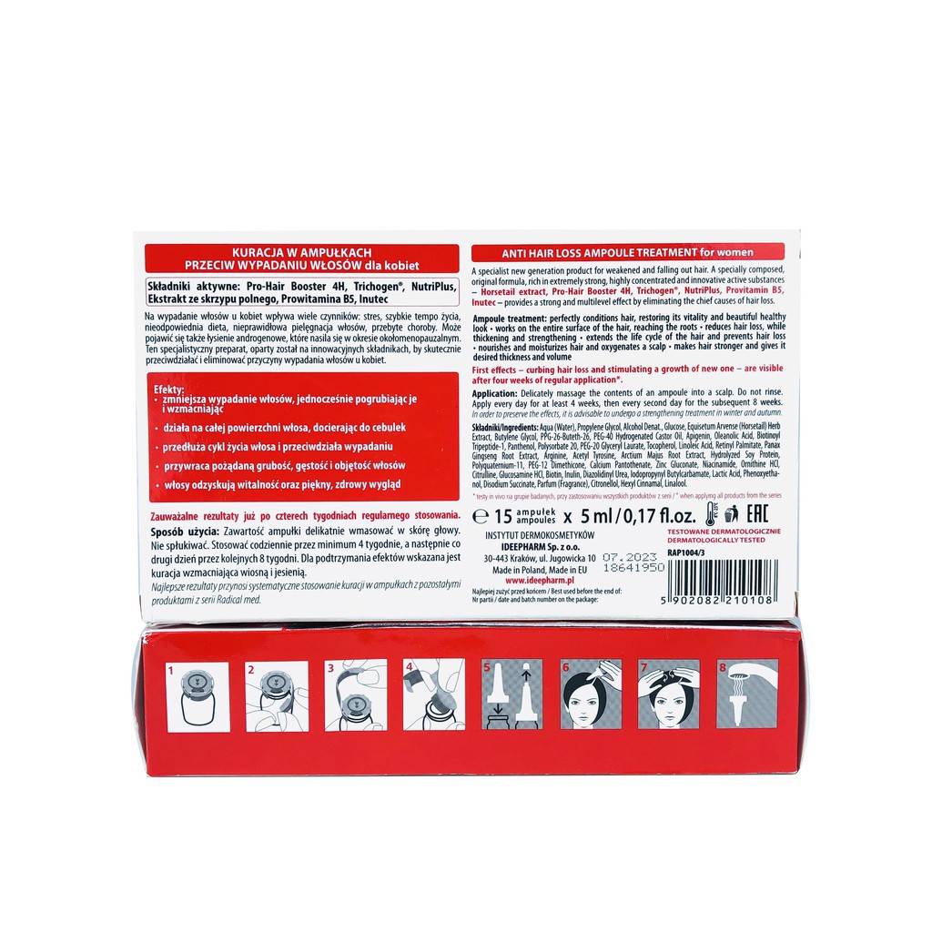 Tinh Chất Mọc Tóc, Cấp Ẩm Nuôi Dưỡng Tóc Radical Med  Chiết Xuất Cỏ Đuôi Ngựa 5ml | BigBuy360 - bigbuy360.vn