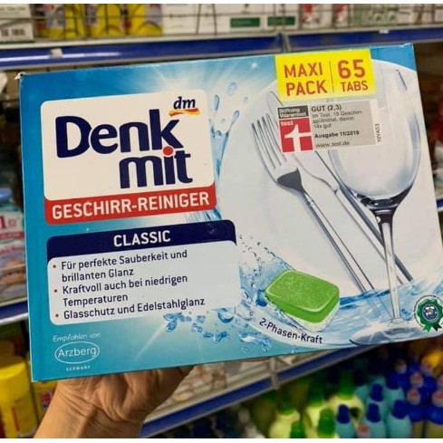 VIÊN RỬA BÁT DENKMIT DÀNH CHO MÁY RỬA CHÉN BÁT
