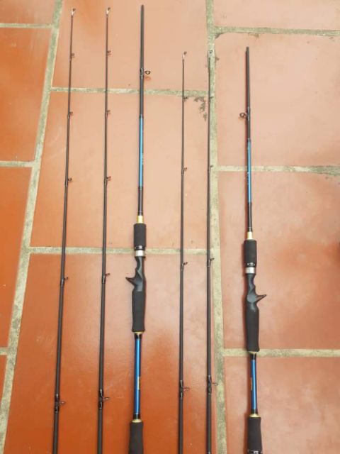 Bộ cần câu Lure 2 ngọn Fishing of catch máy đứng kèm máy câu DEUKIO AC2000 full kim loại ducuoccauca