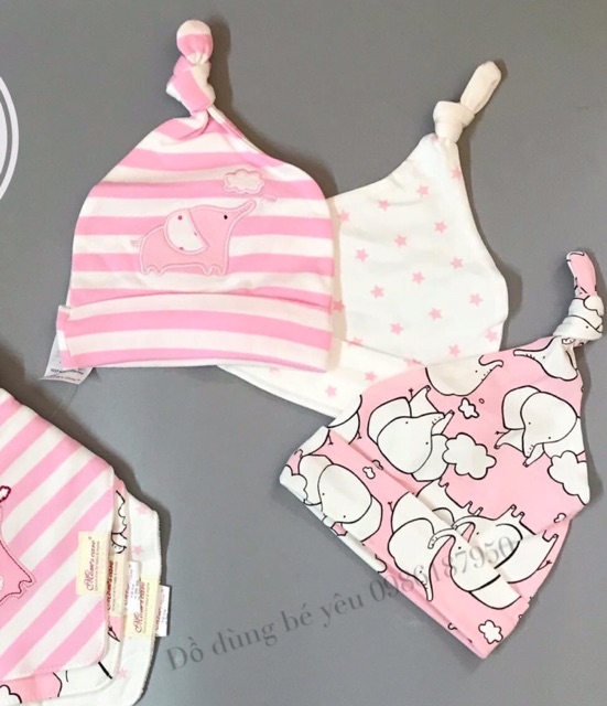 Mũ cotton cao cấp siêu đẹp cho bé