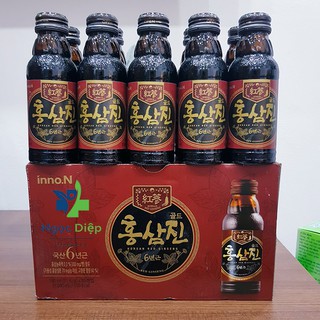 [Hàn Quốc]  Nước Hồng Sâm Hongsamjin gold 100ml nhập khẩu chính hãng Hộp 10 chai