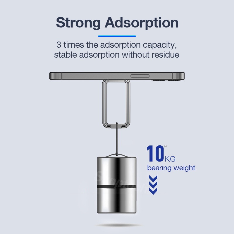 Sanptoch Slim Folding Finger Ring Holder 360 Degree Ultra-Thin Metal Phone Stand For iPhone iPad Smartphones Tablets