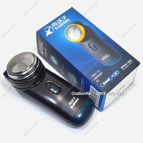 MS: 3122 - MÁY CẠO RÂU LƯỠI XOAY TRÒN DÙNG PIN TRUEMAN