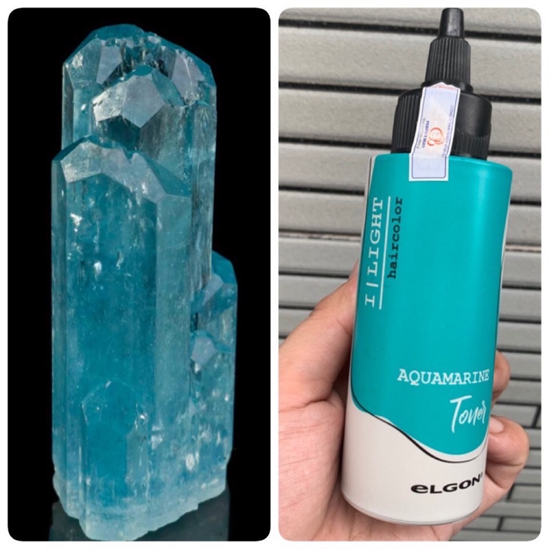 Màu NHUỘM TÓC MÀU XANH NGỌC BIỂN ELGON ILIGHT AQUAMARINE 100ML