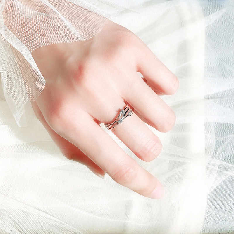 Exquisite  Nhẫn thời trang đính đá độc đáo cho nữ