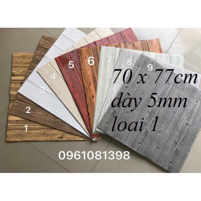 XỐP DÁN TƯỜNG HOA VĂN 70X70CM CHUẦN HÀNG 5MM GIÁ RẺ  HÀ NỘI