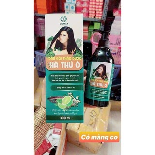 DẦU GỘI THẢO DƯỢC HÀ THỦ Ô 300ml ( CÓ MÀNG CO)