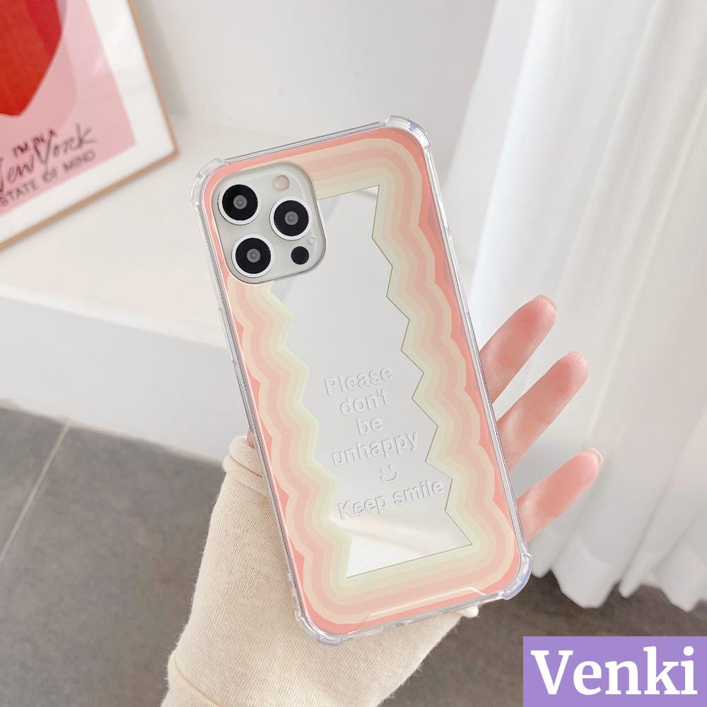 Ốp điện thoại TPU dẻo tráng gương họa tiết hình bánh kem chuyển màu phổ biến bảo vệ camera thích hợp cho iPhone