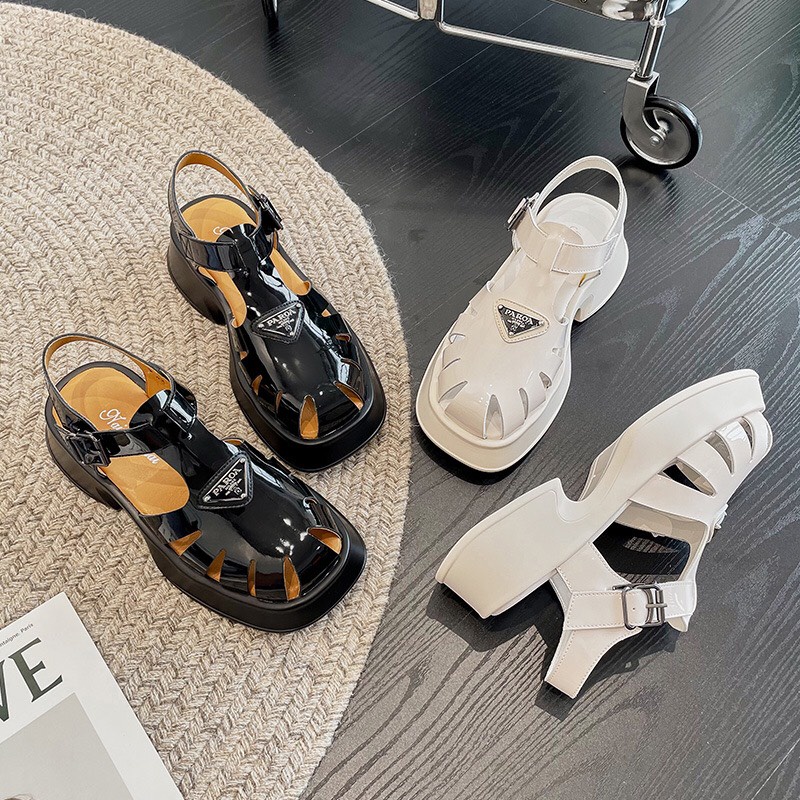 SANDAL SIZE NHỎ 32 33 DÁNG RỌ KIỂU MỚI CAO 5CM HÀNG QCCC