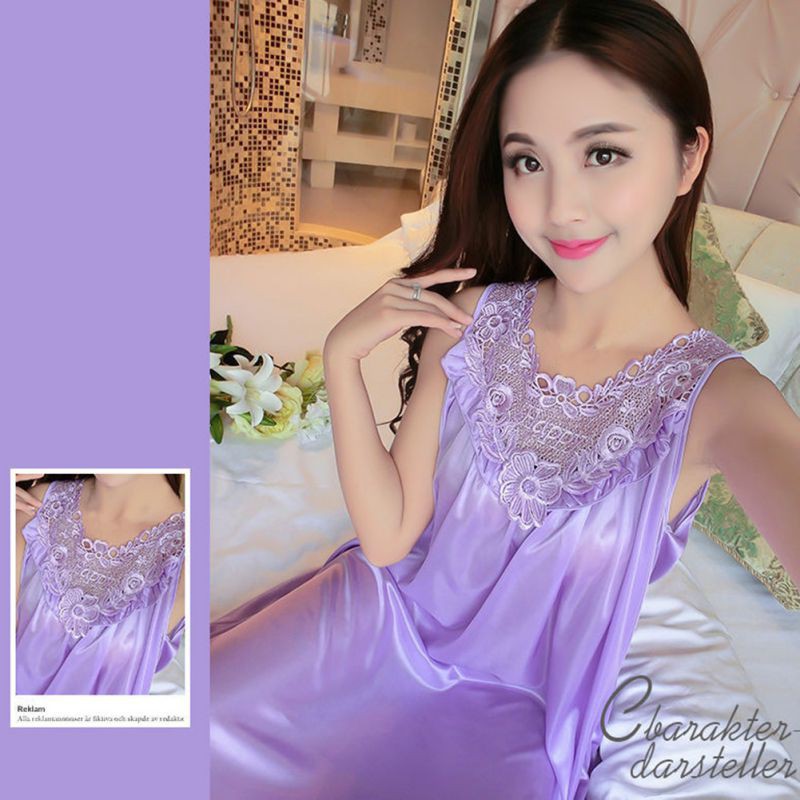 Đầm ngủ lụa thời trang cho nữ | BigBuy360 - bigbuy360.vn