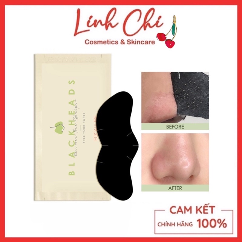 Miếng Dán Lột Mụn FOCALLURE làm sạch sâu hỗ trợ giảm mụn đầu đen cho vùng mũi