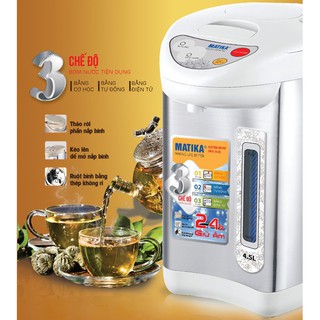 BÌNH THỦY ĐIỆN MATIKA MTK-8145 4.5 LÍT