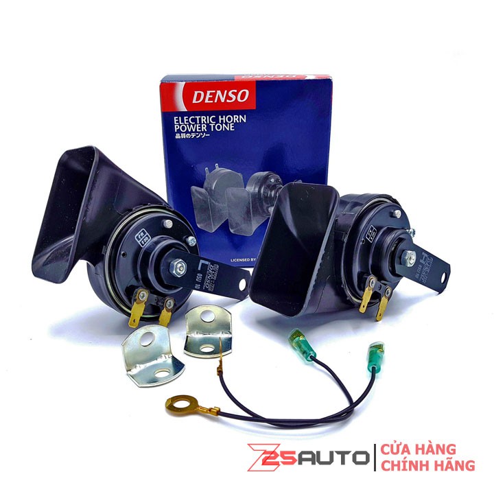 Còi ô tô Denso chính hãng 1 jack theo xe Toyota Camry Vios Innova và 2 jack dạng sên lắp cho nhiều dòng xe