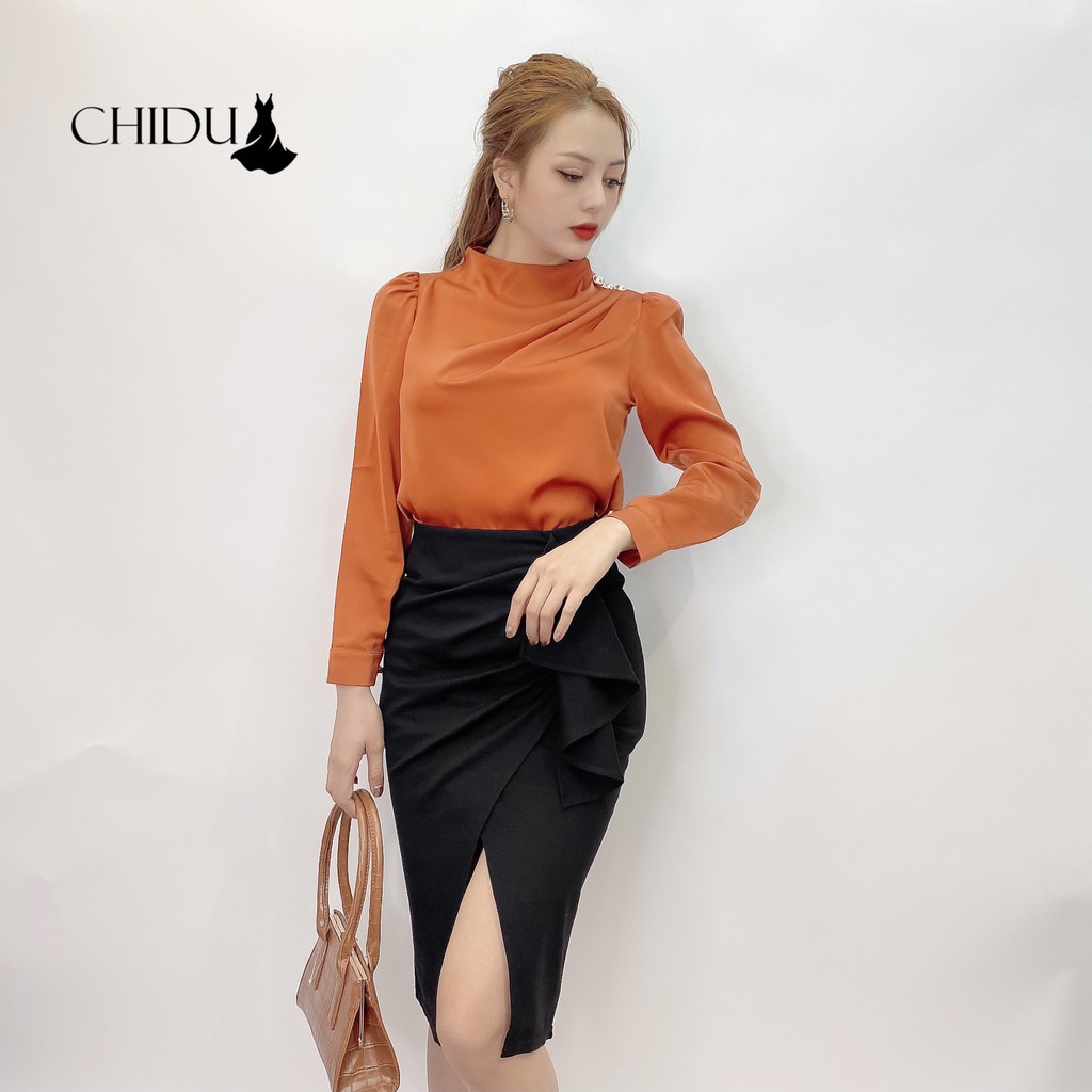 CHIDU chân váy dúm eo, chân váy body công sở - SP188 | BigBuy360 - bigbuy360.vn