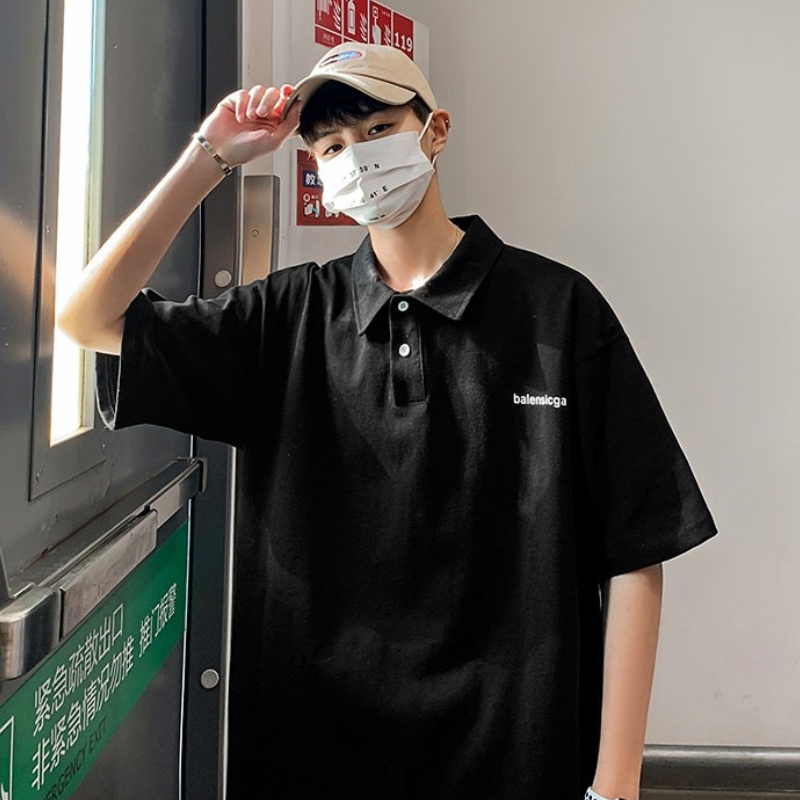 Áo Thun Polo Ngắn Tay Phong Cách Hàn Quốc Thời Trang Cho Nam | BigBuy360 - bigbuy360.vn