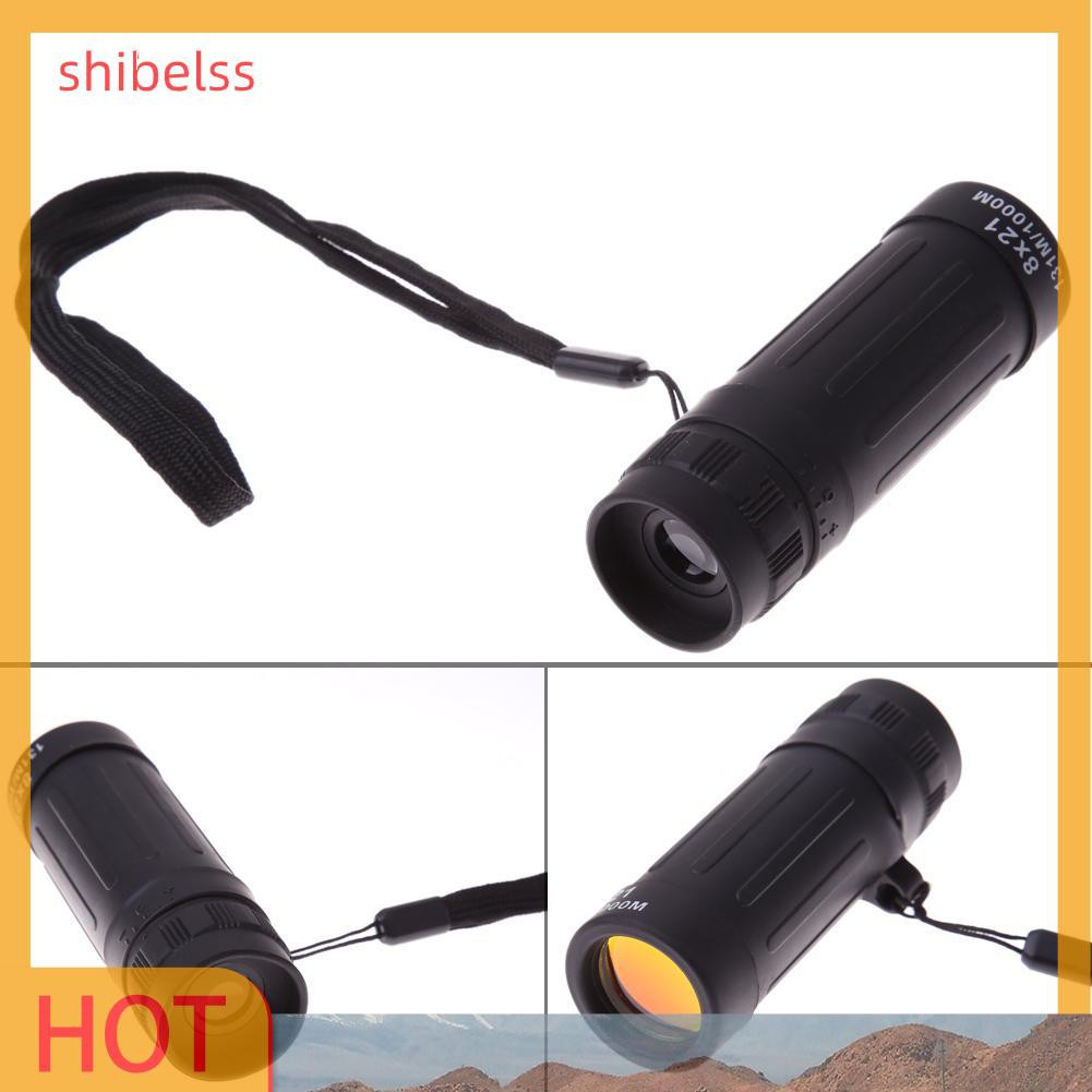 （ʚshibelss）8x21 Mini Travel Irides Monocular Telescope Tourism Scope Binoculars