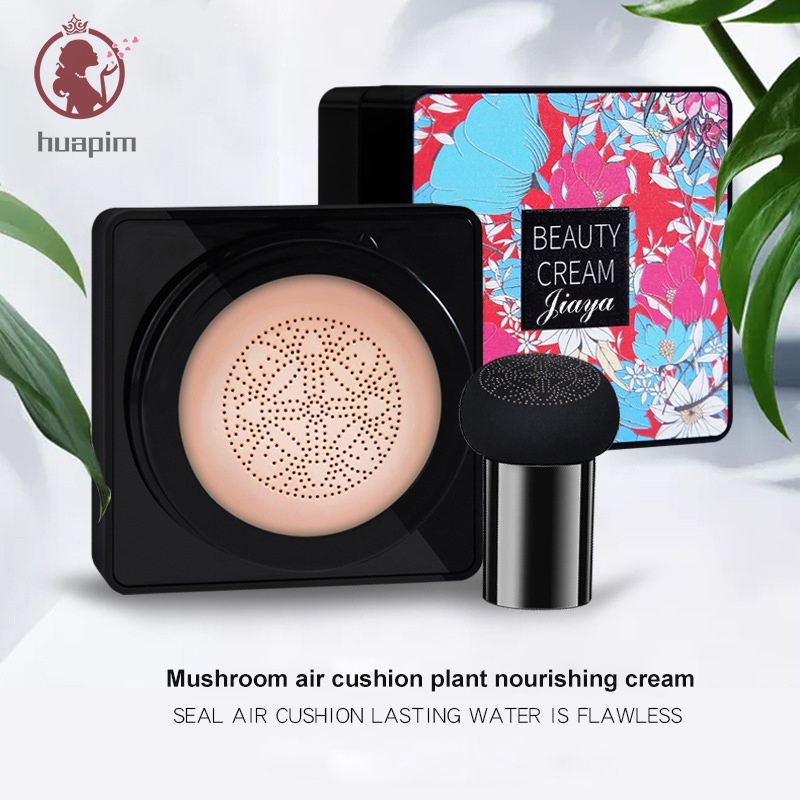 Kem Nền Cc Air Cushion Dưỡng Ẩm Lâu Trôi Che Khuyết Điểm Làm Trắng Da Kèm Cọ Đầu Nấm Tiện Dụng | BigBuy360 - bigbuy360.vn