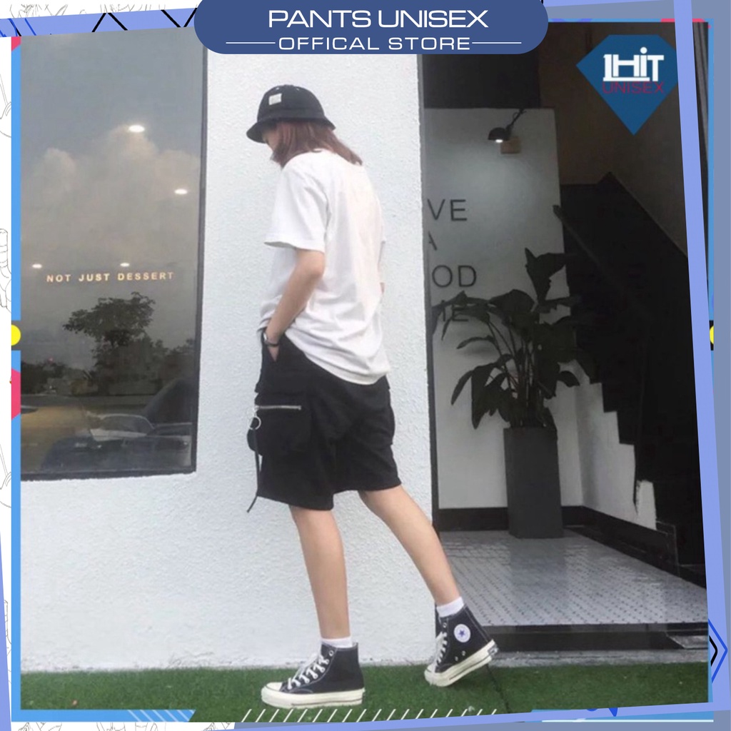 ⚡[ RẺ VÔ ĐỊCH ] Quần Short túi hộp unisex KHÓA TRÒN chất kaki dầy co giãn 1HIT_UNISEX Pantsunisex | BigBuy360 - bigbuy360.vn