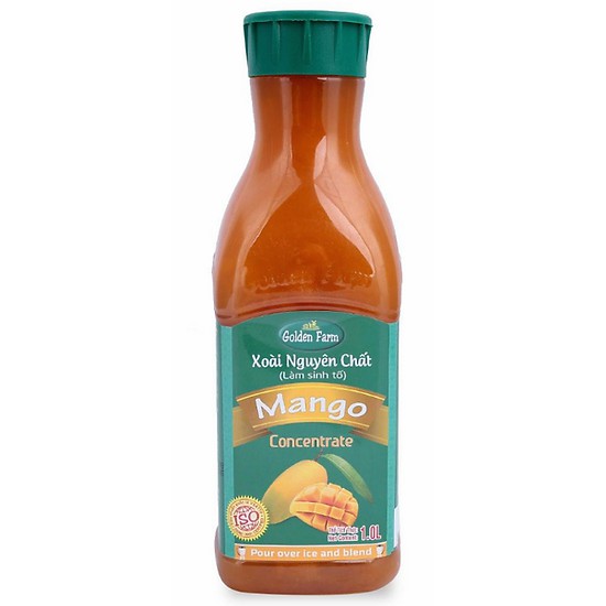 Sinh tố Xoài GOLDEN FARM 1 Lít - [ĐẬM ĐẶC] - SP010289 - Nguyên liệu trà sữa HIỆP PHÁT