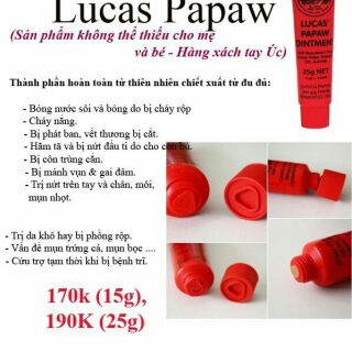 Kem dưỡng đa năng lucas