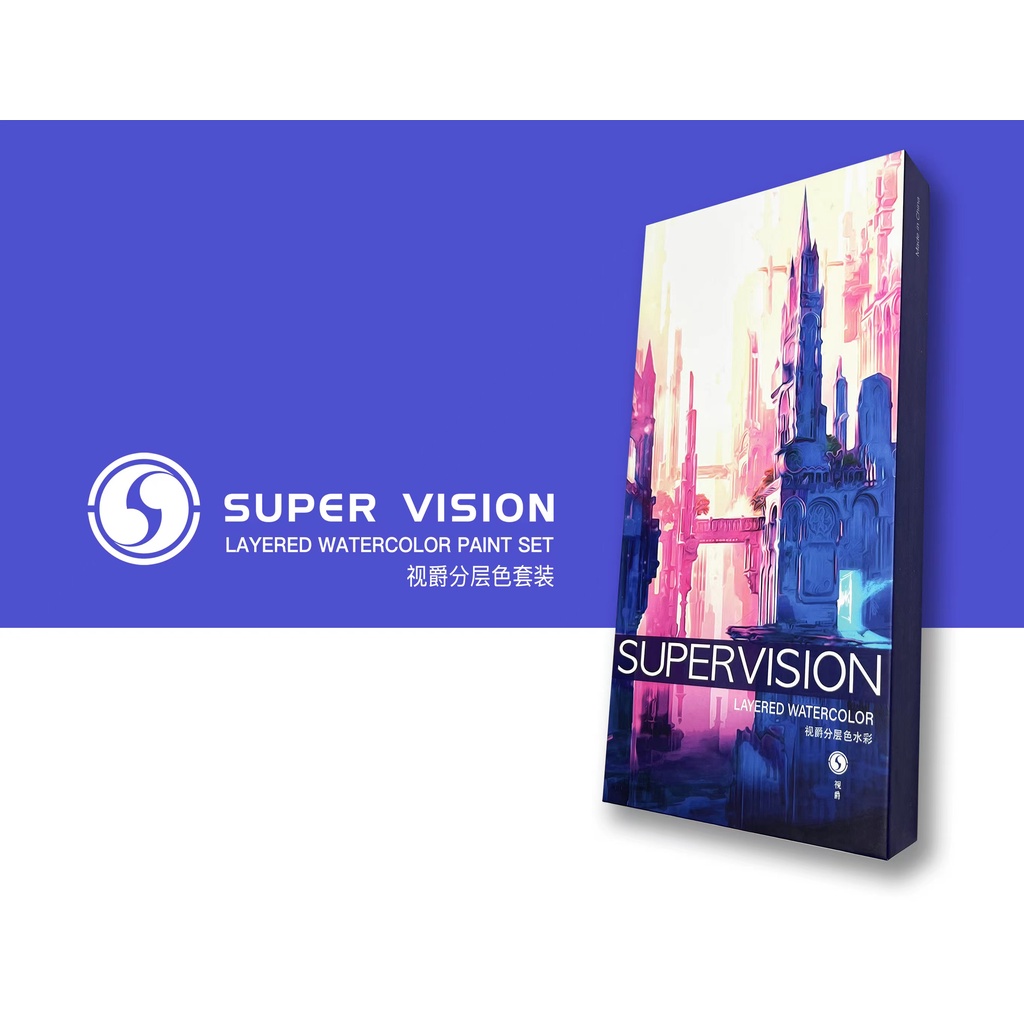 Super vision - Tuýp màu tách lớp bản mới 2022