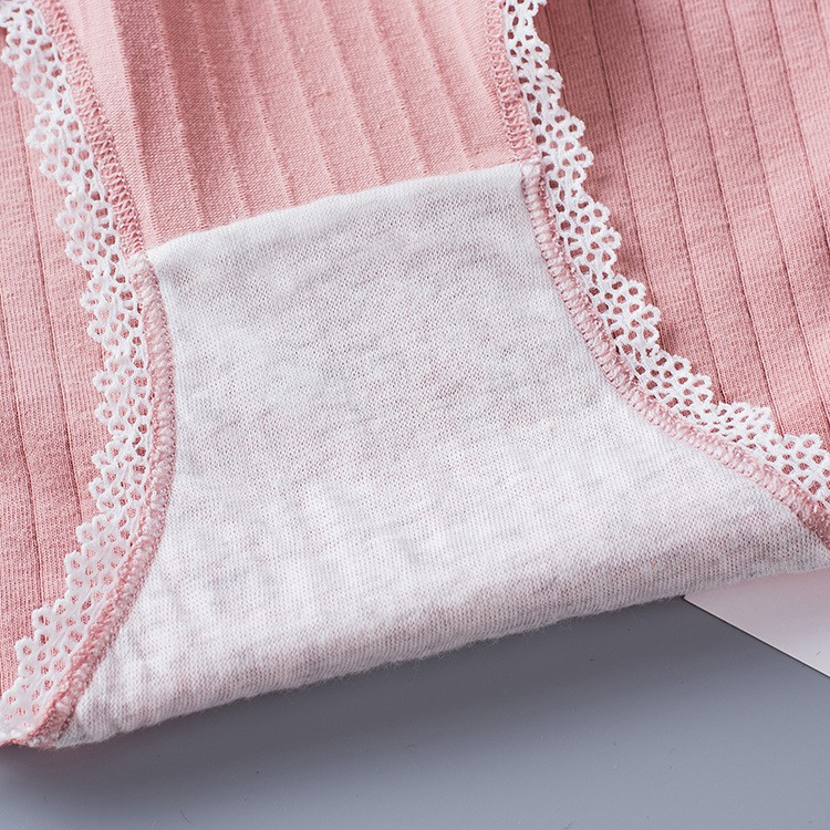 Quần Lót Cotton Tăm Viền Ren xuất Nhật QL06 | BigBuy360 - bigbuy360.vn
