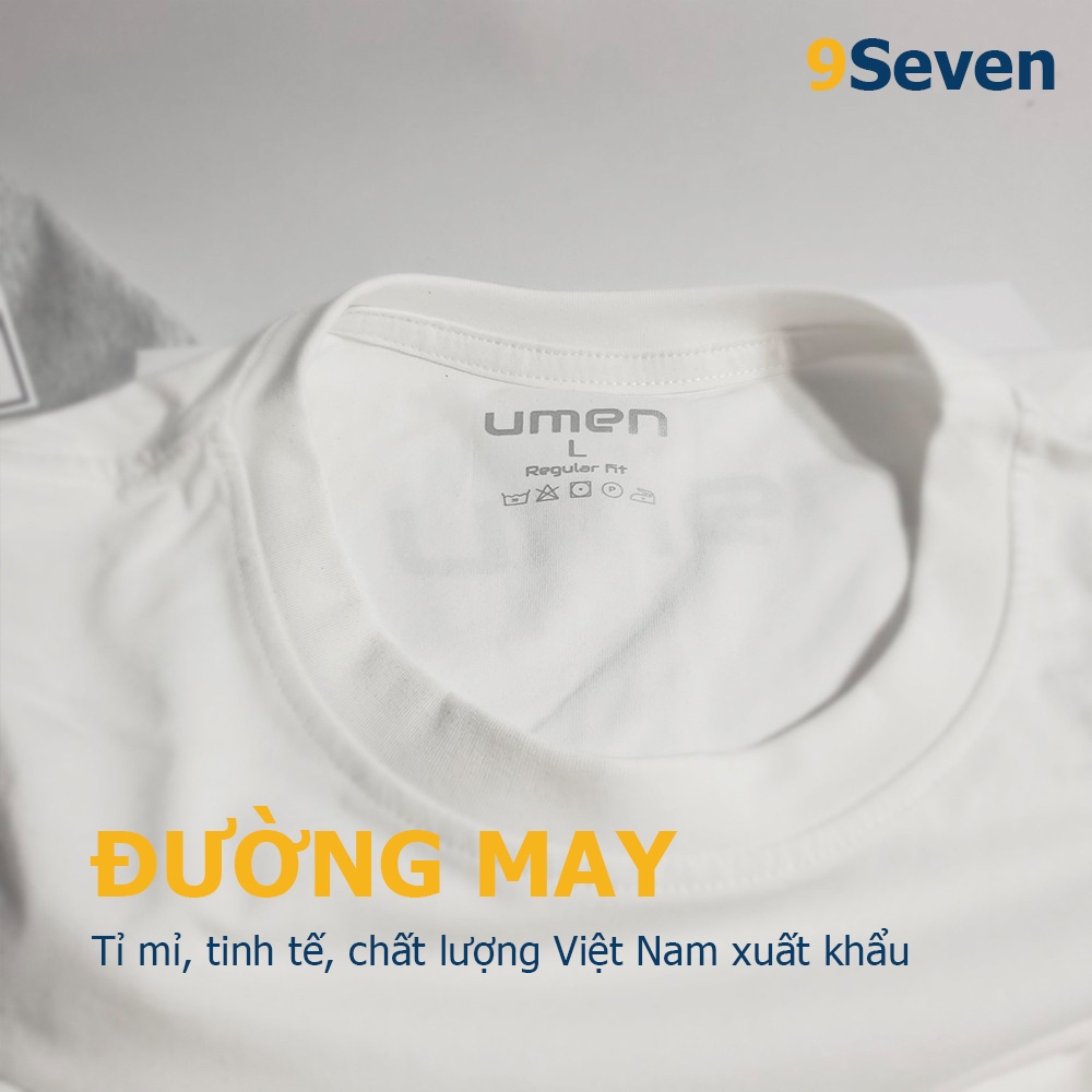 Áo thun nam cổ tròn tay ngắn vải cotton co giãn, thoáng mát - UMEN