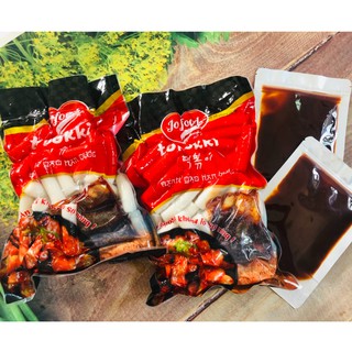 1kg bánh gạo cay kèm 200g sốt (bánh gạo Jofood+200g sốt)
