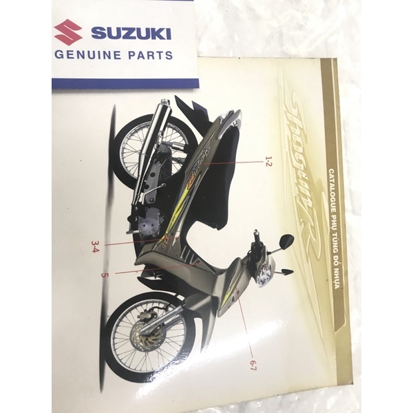 Đèn Pha (Choá đèn pha)-Suzuki-SHOGUN-125