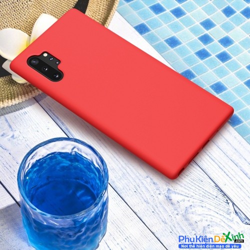 Ốp Lưng Silicon Samsung Galaxy Note 10 / Note 10 Plus Gồm 5 Màu Tùy Chọn: Đỏ, Đen, Xanh Blue, Hồng, Vàng