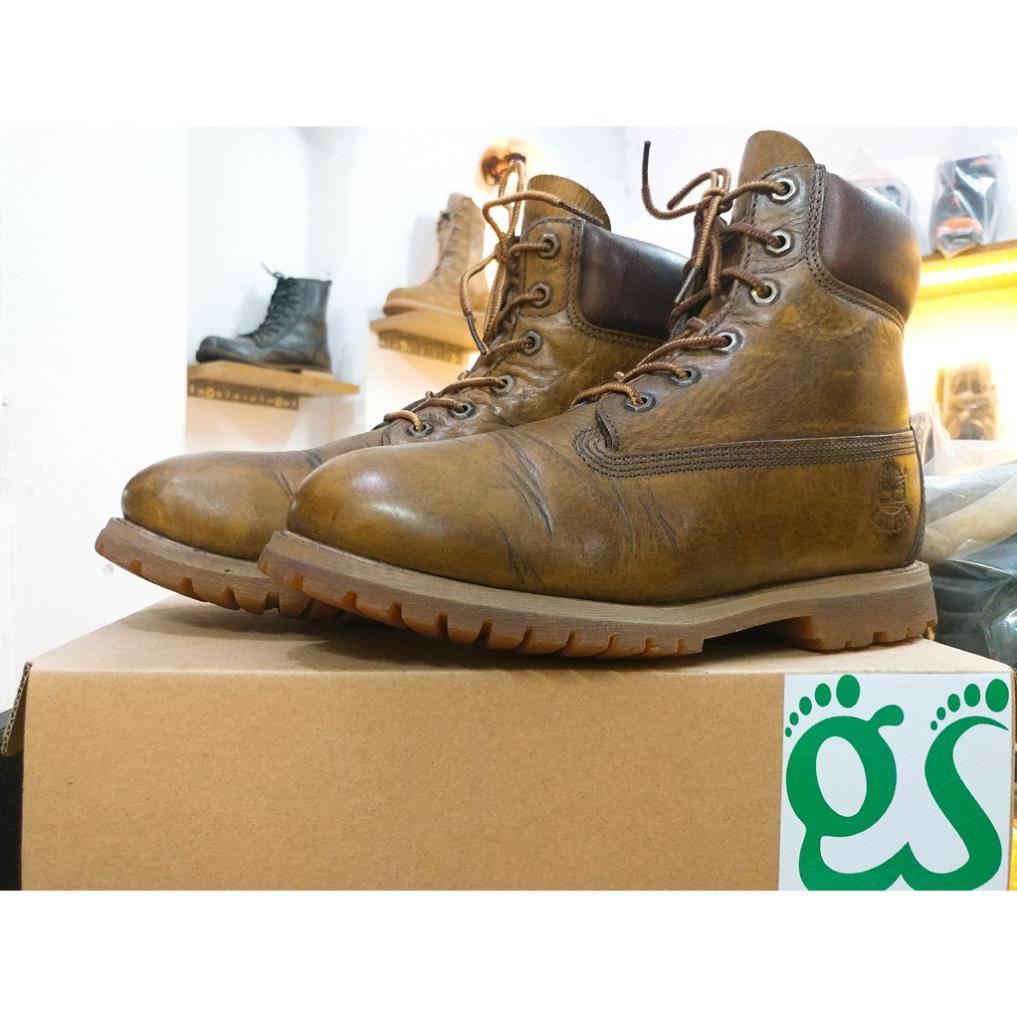 Giày chính hãng TIMBERLAND 6" HERITAGE LEATHER BOOTS 2hand (100% Authentic) (SIZE 43) . NEW Sales khủng new Nhất new new