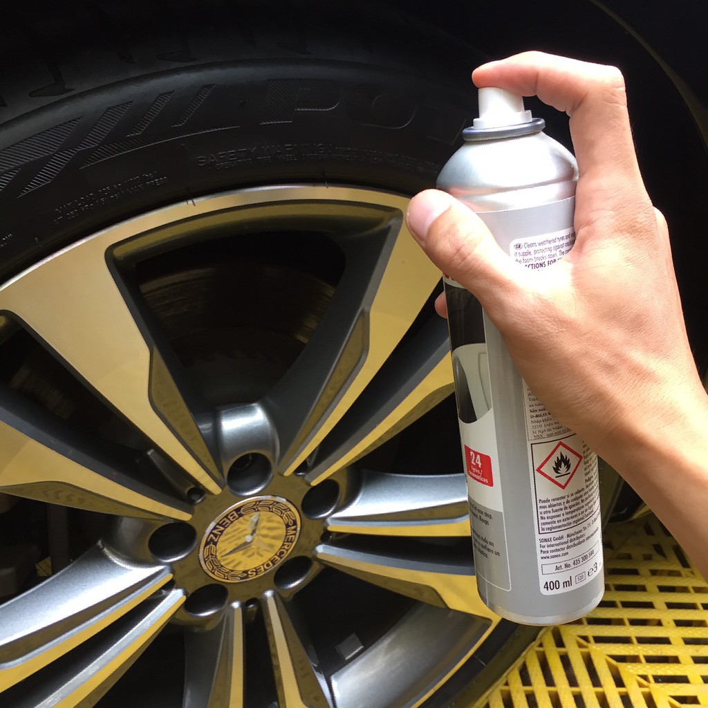 Dung dịch Làm sạch và Bảo vệ Lốp xe Sonax Tyre Care - Dạng bọt 435300 400ml