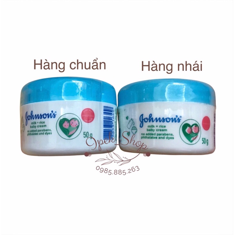 Kem dưỡng da chứa sữa JOHNSON BABY ( hàng chính hãng ) Mẫu Mới - Ipek_Shop