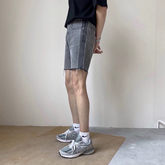 quần Short jean 1 line