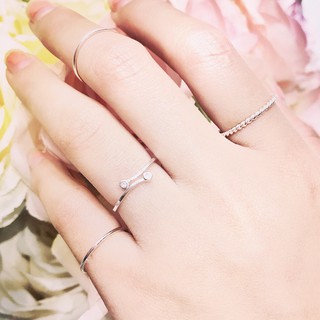 Nhẫn Bạc Nữ Wacy Tròn Trơn