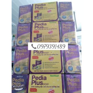 Sữa bột pha sẵn Pedia plus gold 110ml Nutifood (thùng 48 hộp)