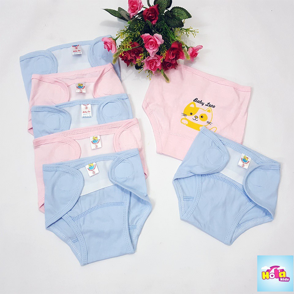 Quần đóng bỉm sơ sinh Baby Leo in hình size 1, 2, 3 cho bé trai và bé gái