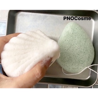 Bọt biển rửa mặt Konjac Puff - DAISO Nhật Bản