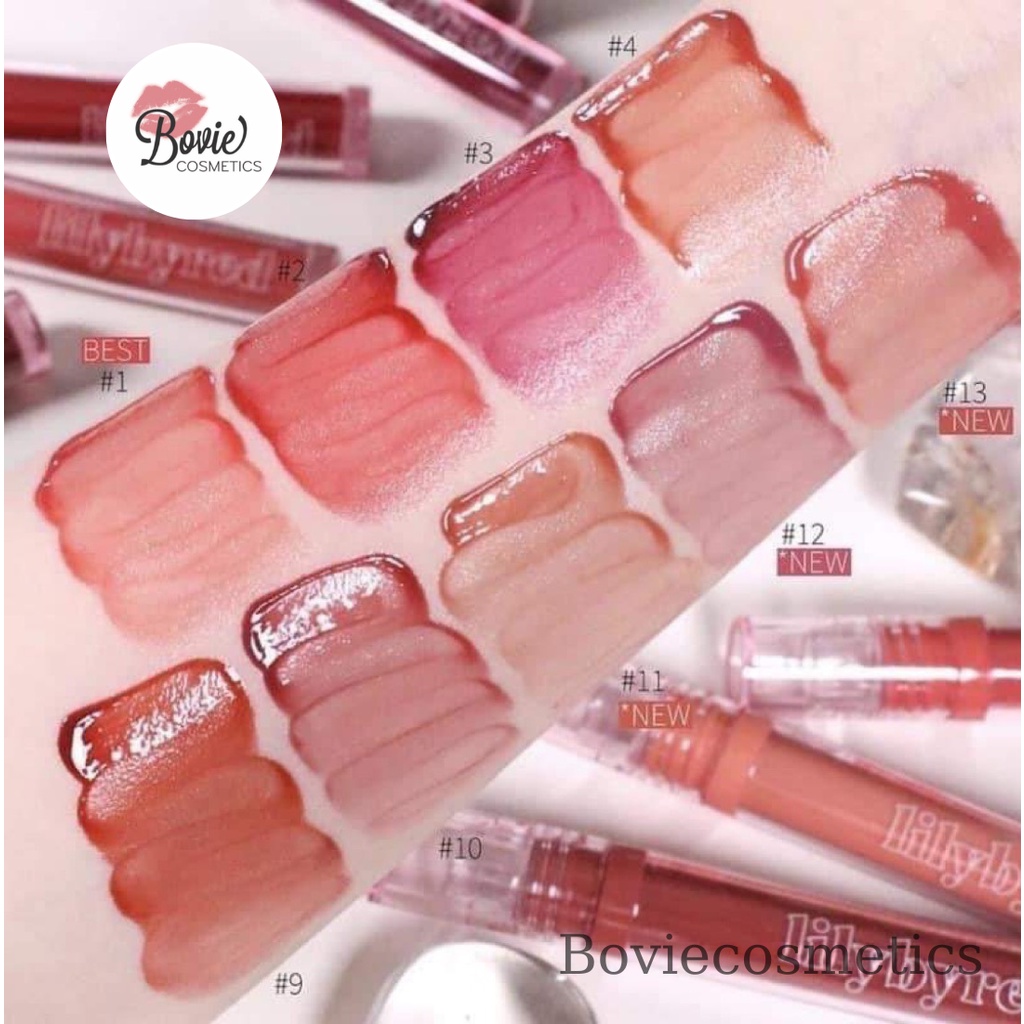 Son Bóng Tint Lì Lilybyred Glassy Layer Fixing Tint 3.8g màu 07 - 08 - 09 - 10 - 11 - 12 - 13 - 16 - 17 - 18 - 19