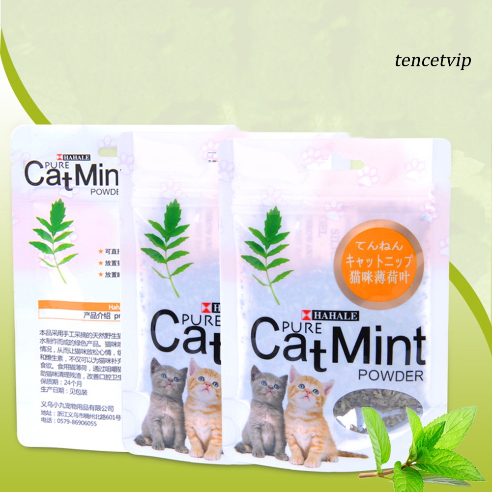 Túi 5G Bột Bạc Hà Tự Nhiên Làm Sạch Miệng Cho Mèo