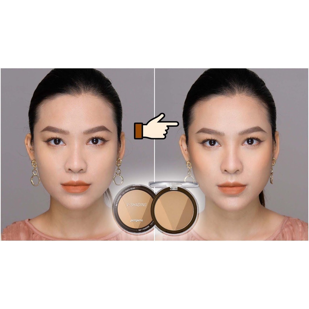 [Chính hãng] Phấn Tạo Khối Và Bắt Sáng Hoàn Hảo PERIPERA Ink V-Shading 9.5g | BigBuy360 - bigbuy360.vn