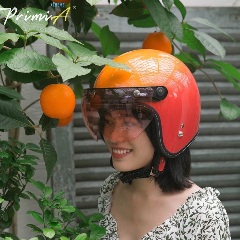 [CAO CẤP] Mũ Bảo Hiểm 3/4 Thiết Kế Độc Quyền PrimiA Xtreme - Đổi Màu (OMBRE) - (Chưa Kèm Kính)