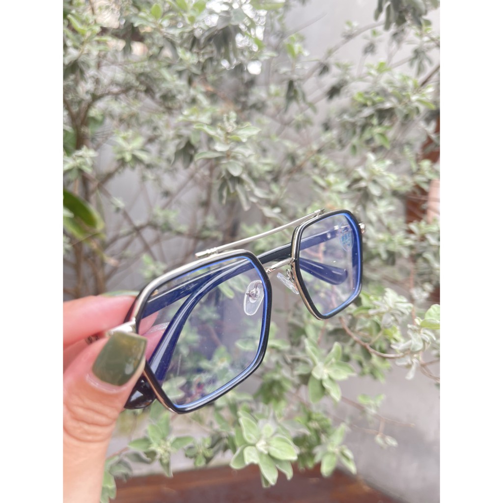Kính Cận Nam Nữ Shopvita Gọng Kính Vuông Cao Cấp Kim Loại BỀN - ĐẸP - KHÔNG PHAI MÀU Thời Trang - VT9 | BigBuy360 - bigbuy360.vn