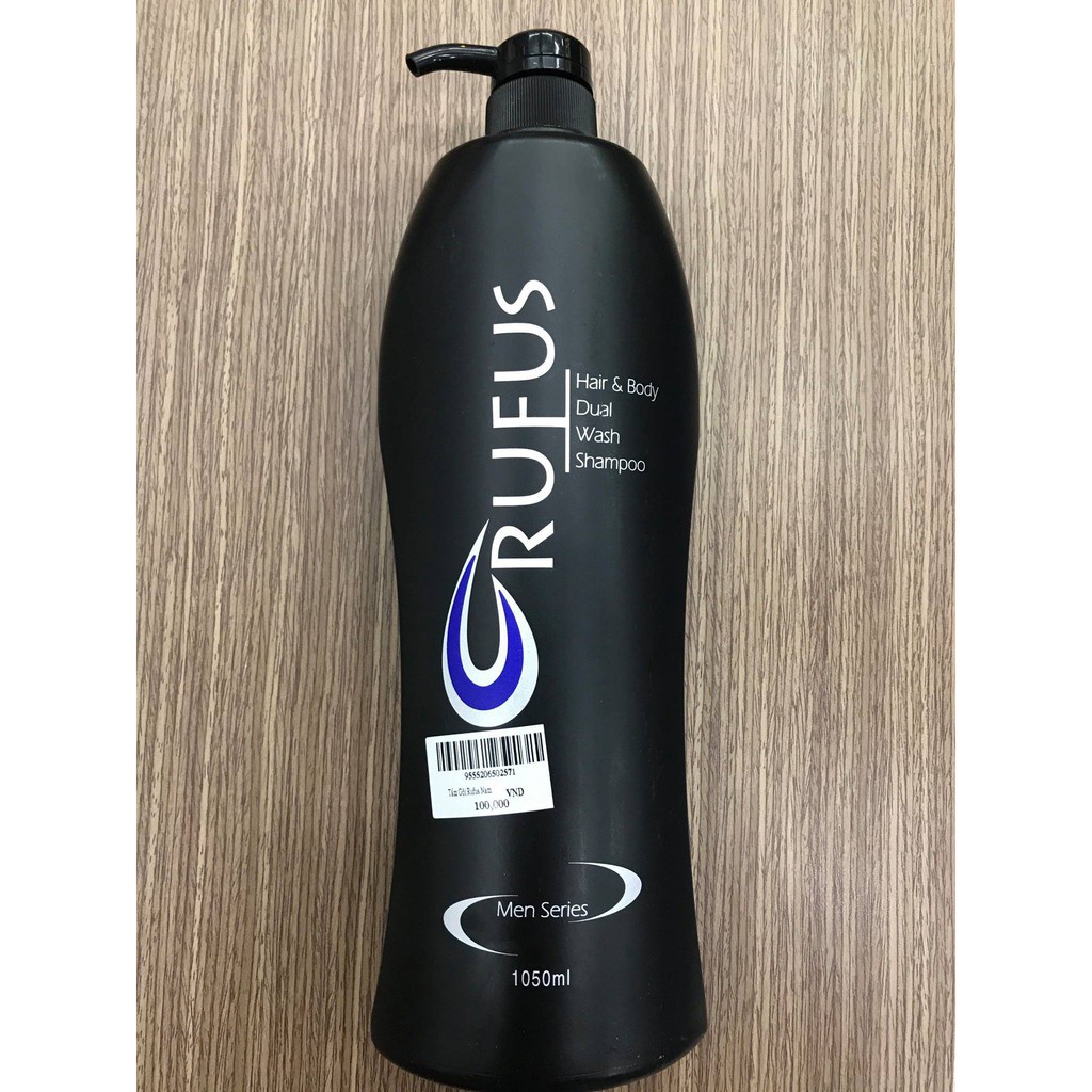 Sữa tắm, gội đậm đặc Rufus for Men Malaysia 1050ml – Dầu tăm gội đậm đặc Rufus đen 2in1 cho nam